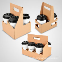 Disposable Coffee Cup Tray and Multi-Specification Kraft Paper Cup Holder